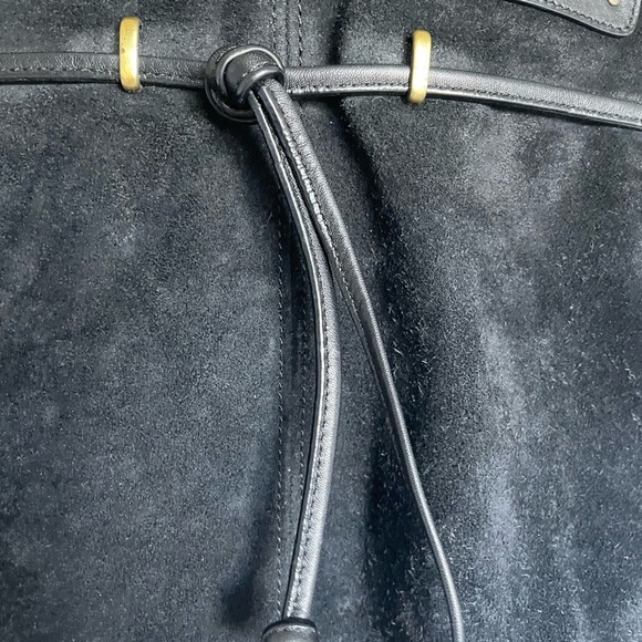 Moda International Black Suede Large Bag - Picture 2 of 11